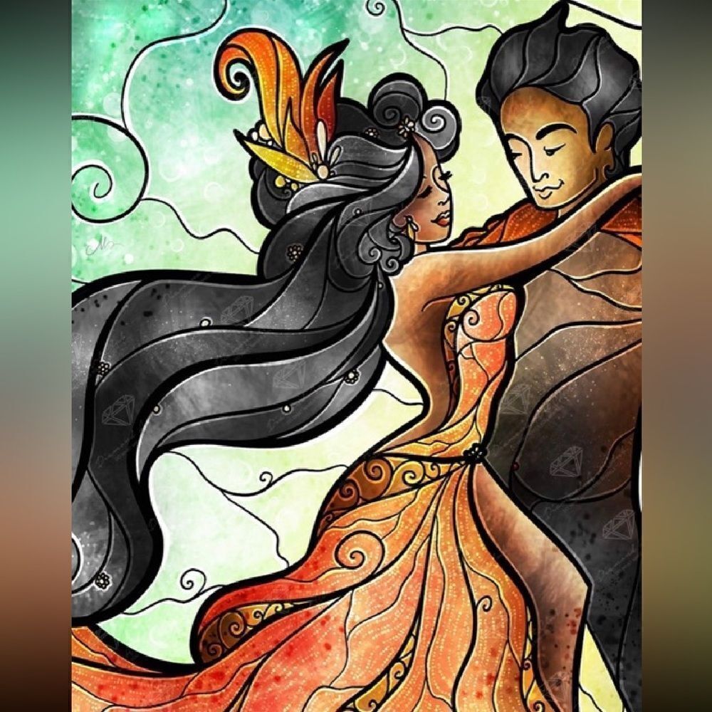 Bailar Conmigo Mandie Manzano Diamond Art Club Diamond Painting kit!